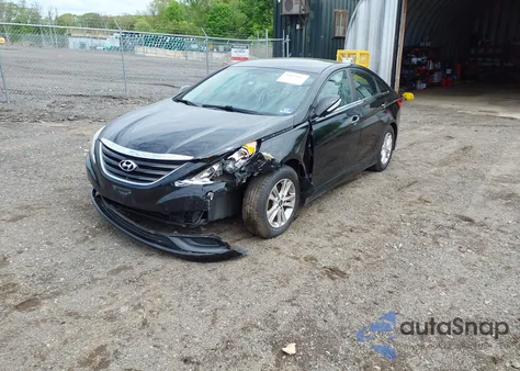 2014 Hyundai Sonata Gls from USA, damaged, VIN 5NPEB4AC5EH944421